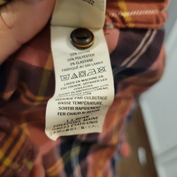 Womens BeanFlex All-Season Flannel Shirt Short-Sleeve - Picture 5 of 5